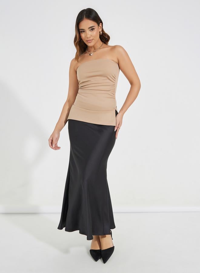 Styli Fitted Bandeau Top with Gathered Detail  - Image 2
