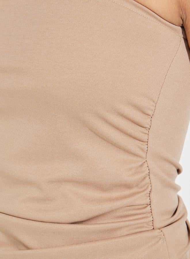 Styli Fitted Bandeau Top with Gathered Detail  - Image 3
