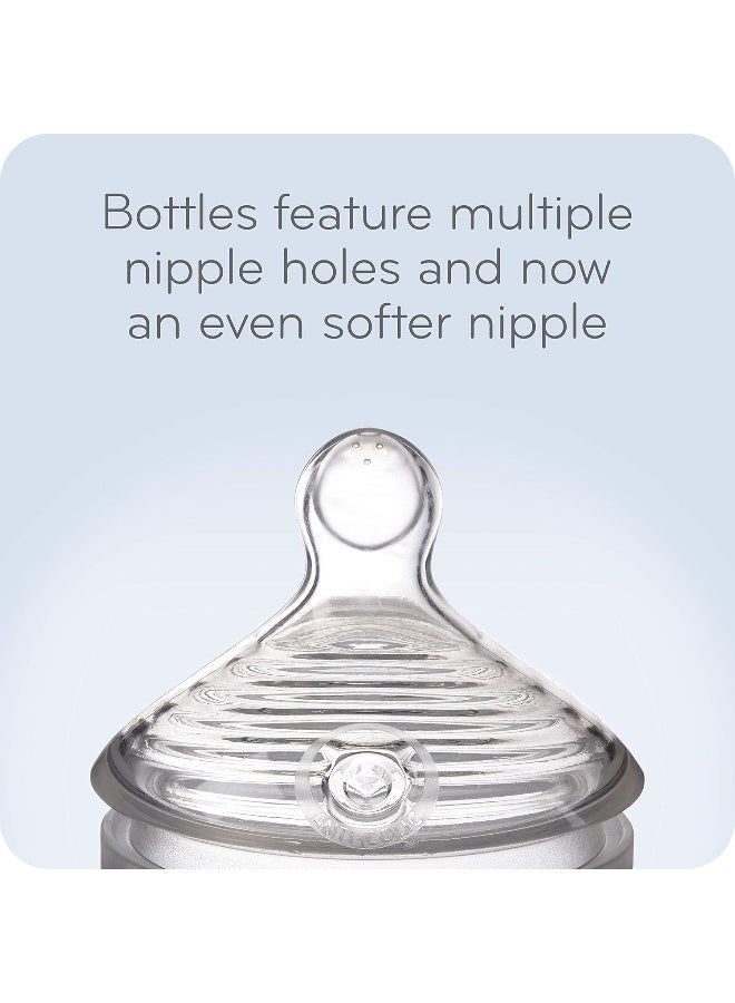 NUK Simply Natural Glass Baby Bottles, 4 oz, 3 Pack - Image 4