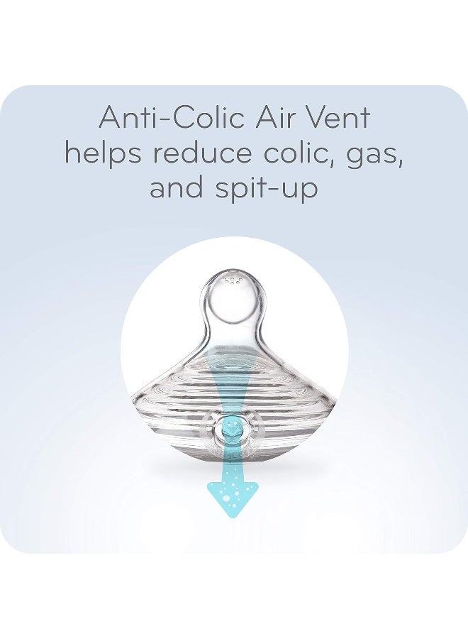 NUK Simply Natural Glass Baby Bottles, 4 oz, 3 Pack - Image 5