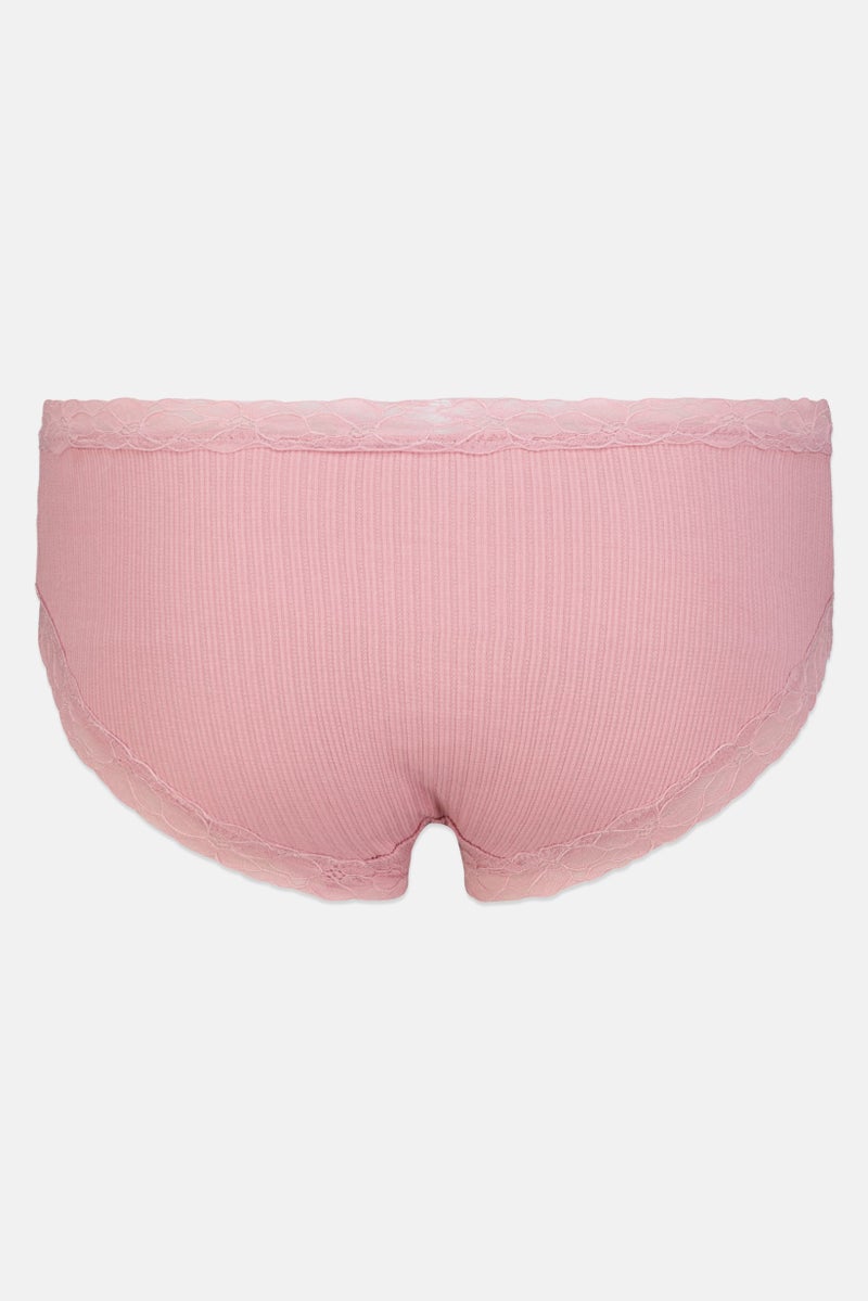 Kensie Women 5 Pieces Ribbed Hipster Panties, Multicolor - Image 3