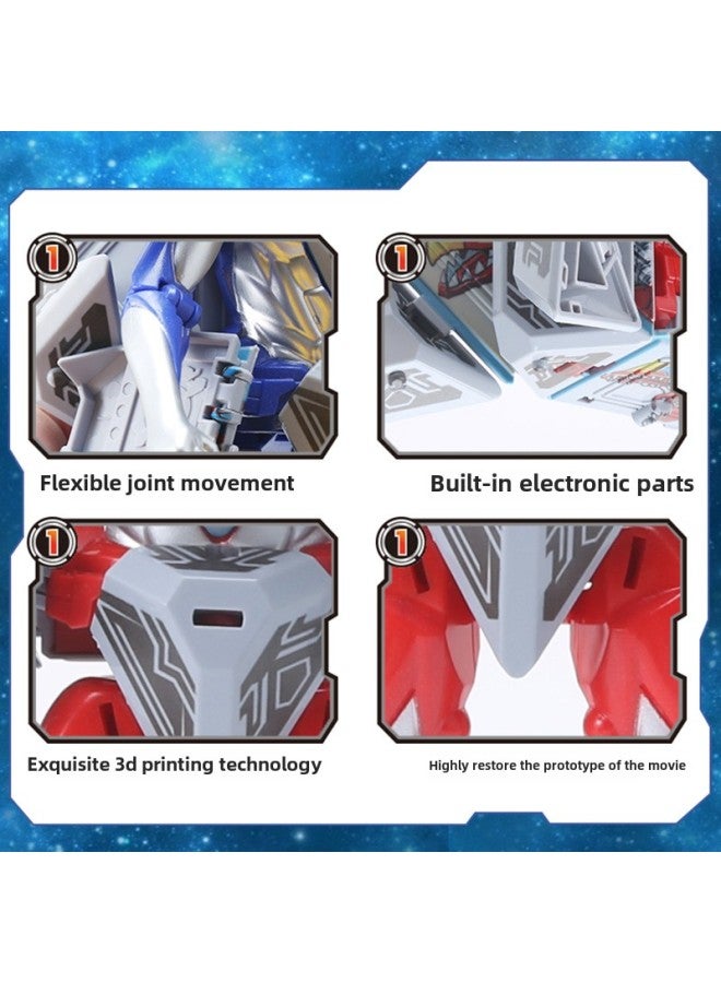 Children's Transformation Cube Toy Genuine Cool Transformation Man Mecha Cube Suit Robot Boy Gift Wholesale-Color: Red Giant - Image 4