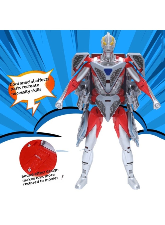 Children's Transformation Cube Toy Genuine Cool Transformation Man Mecha Cube Suit Robot Boy Gift Wholesale-Color: Red Giant - Image 5