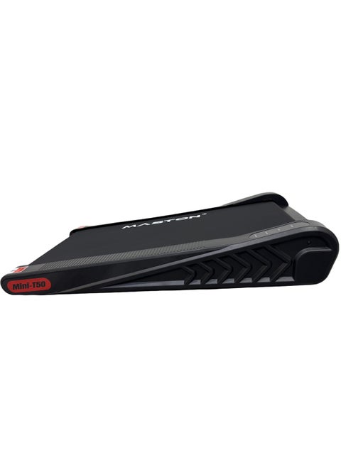 Mini T50 2.5Hp Inclined Walking Pad Under Desk Treadmill With Led Display And Remote Control, Portable Treadmill, Motorized Treadmill For Home And Office, 1-6Km/H 120Kg Weight Capacity