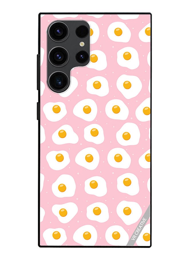 VR CREATIVE Protective Case Cover For Samsung Galaxy S23 Ultra 5G Pattern Eggs Design Multicolour - Image 1