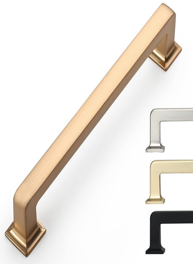 9BUILD 6 Pack 5 Inch Cabinet Handles - Champagne Bronze Cabinet Pulls for Kitchen & Dresser Drawers - Image 1