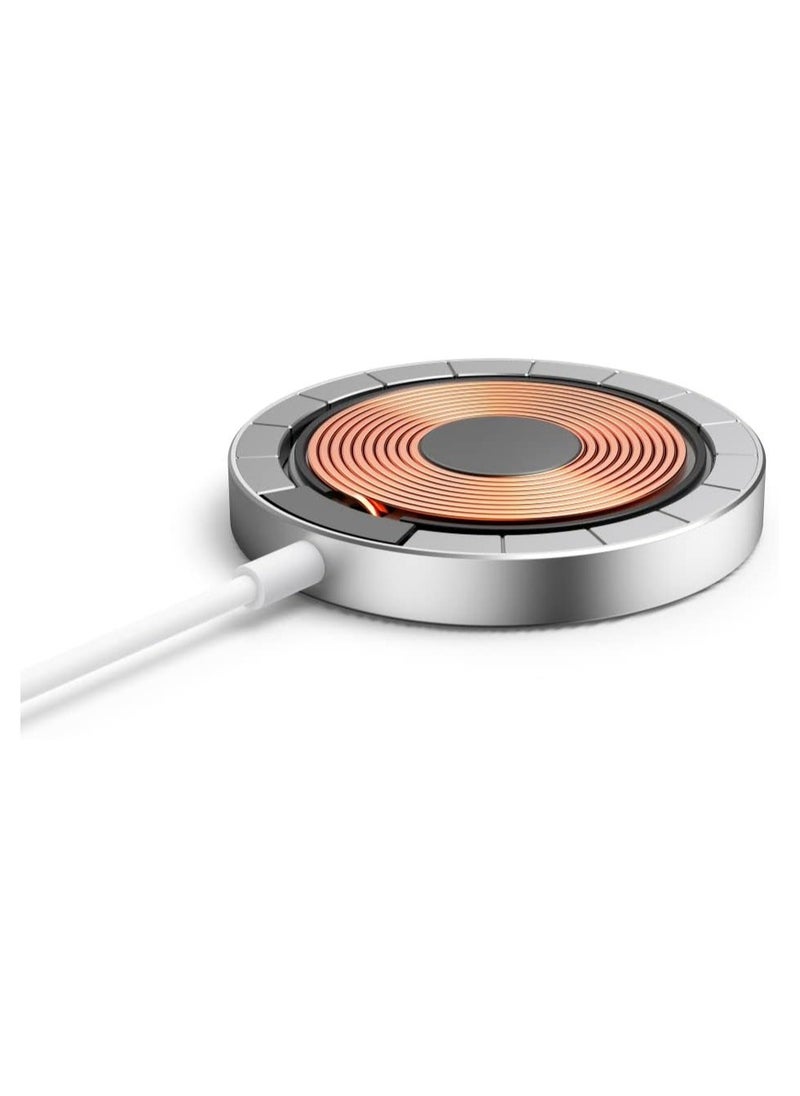 Hama - 187264 15W MagCharge FC15 Wireless Turbo Fast Charger, White - Image 1