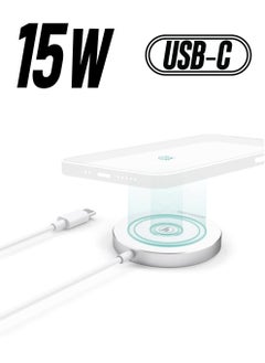 187264 15W MagCharge FC15 Wireless Turbo Fast Charger, White
