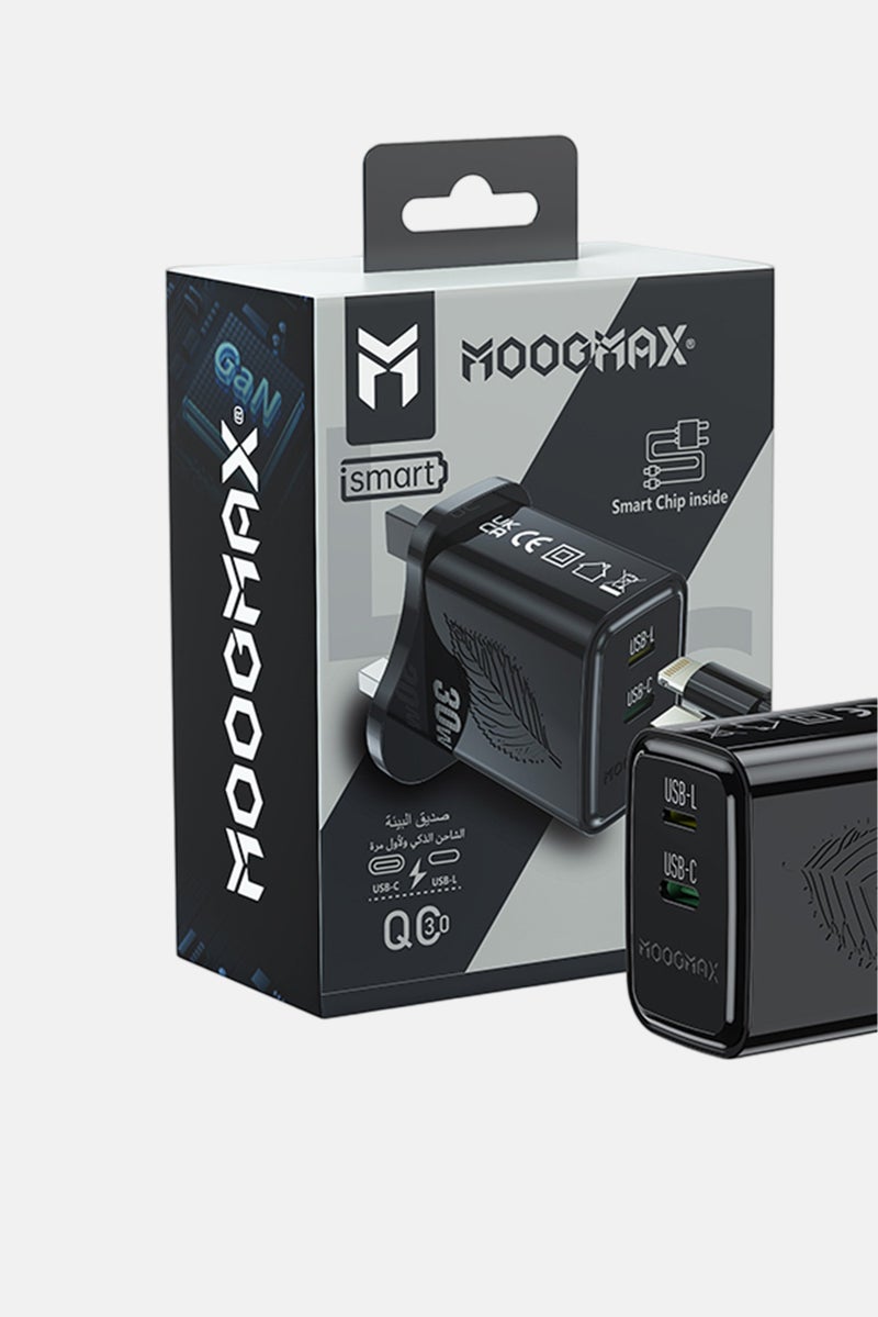 MOOGMAX MX21-30W PD IP Wall Mobile Charger, Assorted - Image 5