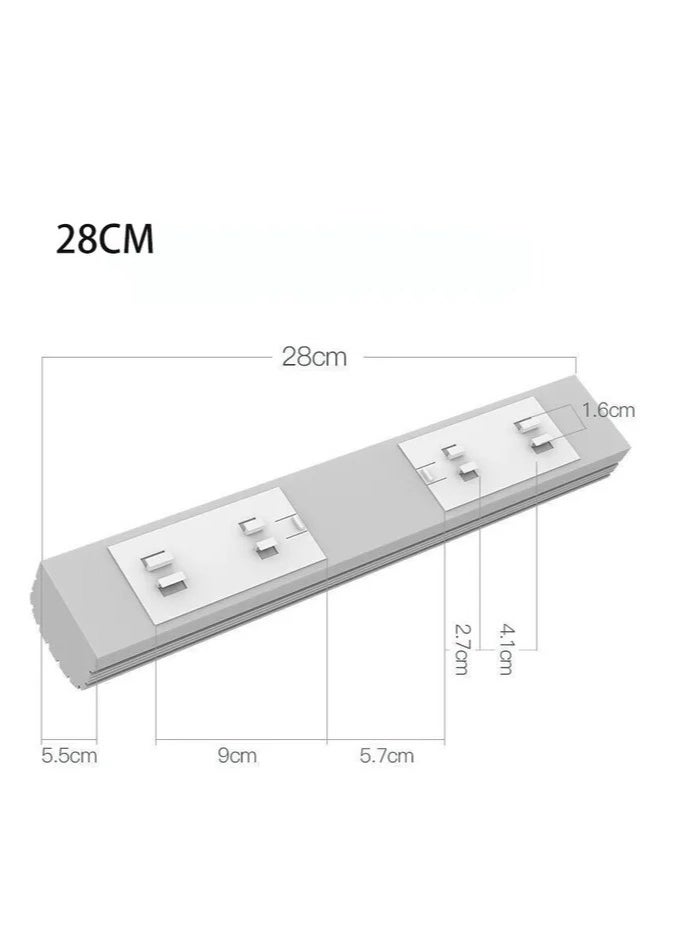 ARNOTEC - 28CM Squeeze Mop Collodion Foam Head Double-folding Universal Wringer Mop Head Absorbent Sponge Head Replace Accessorie - Image 1