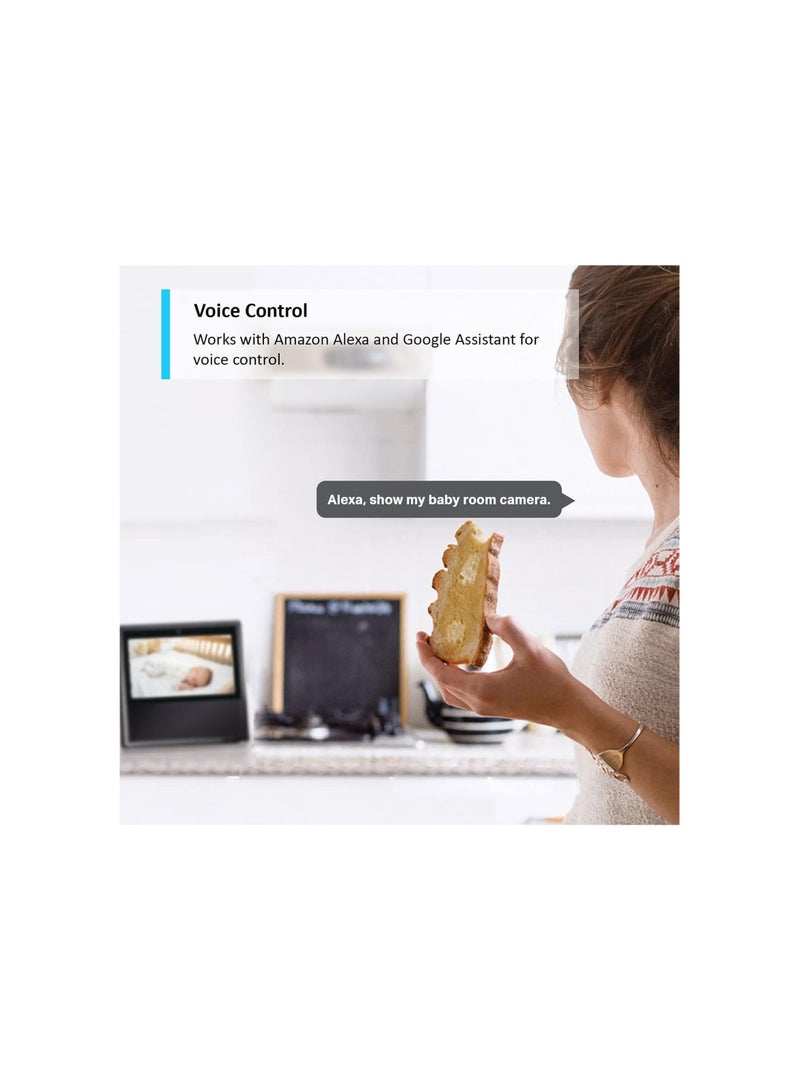 تابو كاميرا أمان ذكية Tapo_Mini، 3 ميجابكسل، صوت ثنائي الاتجاه، رؤية ليلية، تعمل مع Alexa وGoogle Home، تخزين SD، مشاركة الجهاز  kamira 'aman dhakiat Tapo_Mini, 3 mijabiksil, sawt thunayiyu aliatijahi, ruyat layliata, taemal mae Alexa waGoogle Home, takhzin SD, musharakat aljihaz - Image 4