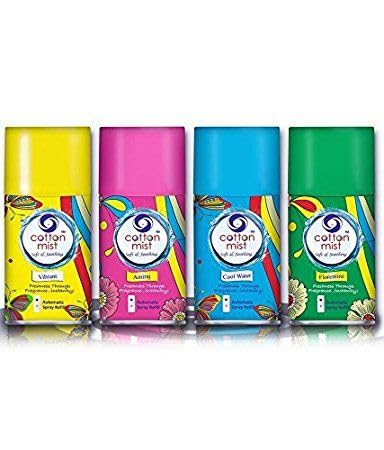 Cotton Mist Air Freshener Refills For Automatic Dispensers Mist 250ml Refills - (Pack Of 4 x 250ml) - Image 1