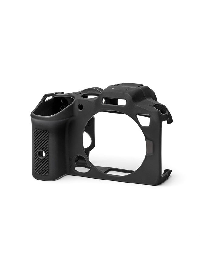easyCover Camera case Silicone Protective Cover for Canon R7 Black - Image 1