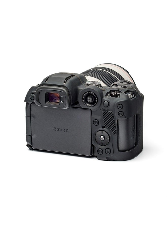 easyCover Camera case Silicone Protective Cover for Canon R7 Black - Image 4