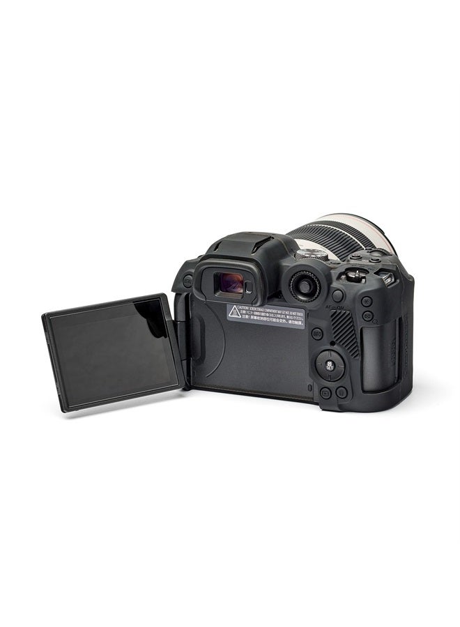 easyCover Camera case Silicone Protective Cover for Canon R7 Black - Image 5