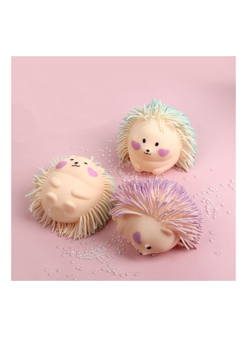 KASTWAVE Hedgehog Stress Balls for Adults Kids, Cute Stress Balls, Fidget Toys for Kids, Sensory Toys for Autistic Children, Fun Party Gift Idea, 2Pcs - Random Color - Image 5