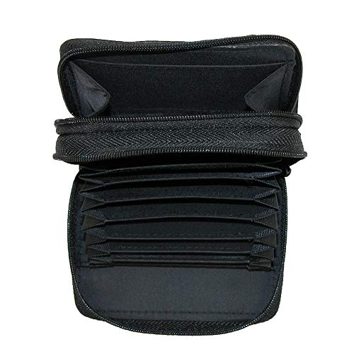 Buxton Hudson Pik-Me-Up Wizard Leather Wallet, Compact, Black - Image 2
