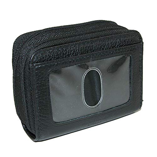 Buxton Hudson Pik-Me-Up Wizard Leather Wallet, Compact, Black - Image 3