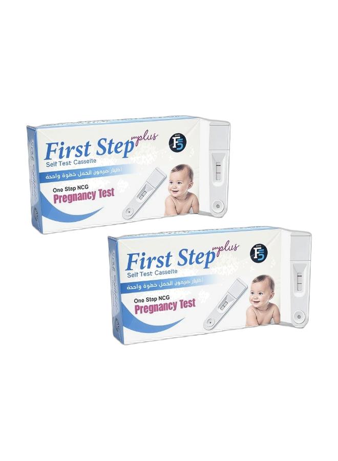 First Step حزمة x 2 اختبار الحمل HCG خطوة أولى - كاسيت خطوة واحدة - Image 1