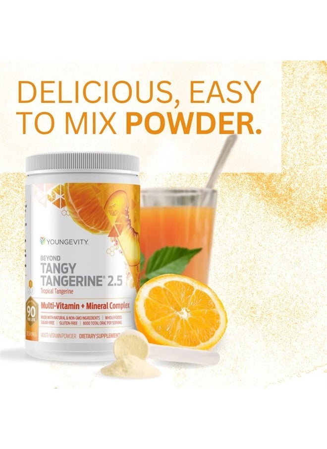 youngevity Beyond Tangy Tangerine 2.5 Tropical Tangerine Ultimate Multi-Vitamin & Mineral Complex - Made With Natural & Whole Foods | 8,000 ORAC (3)  - Image 5