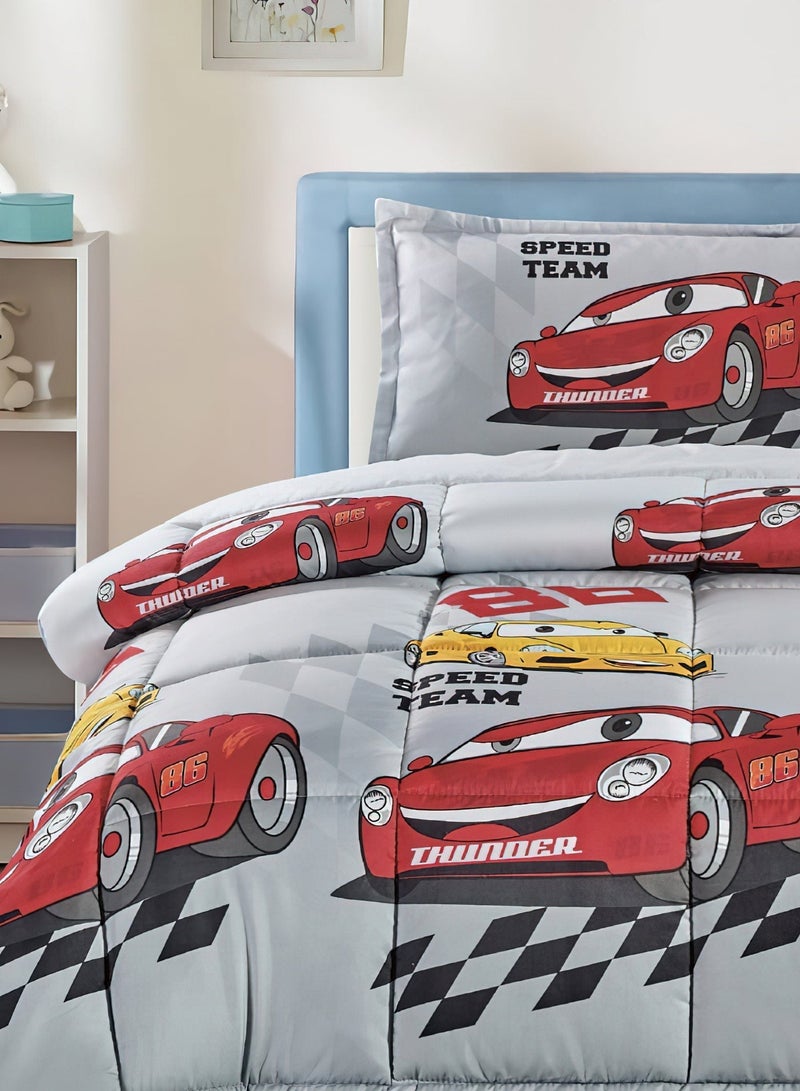 Moon 3-Piece kids Medium Filling Comforter set Reversible Bed Set Single Size 170x220 cm for Boys & Girls - Image 4