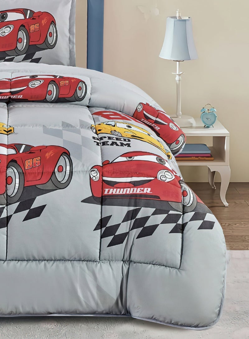 Moon 3-Piece kids Medium Filling Comforter set Reversible Bed Set Single Size 170x220 cm for Boys & Girls - Image 5