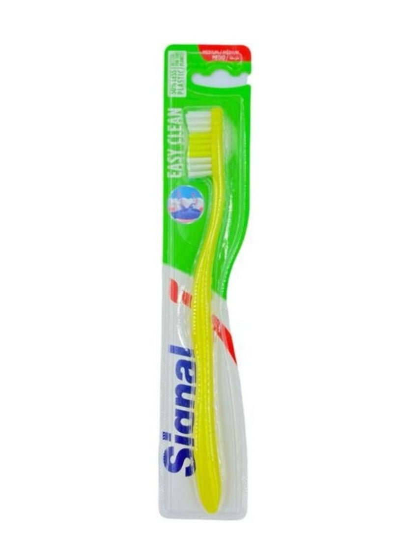 Signal - Signal Easy Clean Toothbrush Sof/Medium 1x 12 cards per Shrink Wrap - Image 1