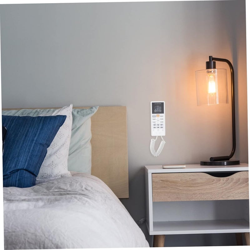 ACROWN Magnetic Remote Control Holders Wall Mount with Spring Ropes - Safely Secure Remotes, Wall-Mount with No Drill Self-Adhesive, Anti-Lost, Extendable Spring for All TV Remotes (4) - Image 3