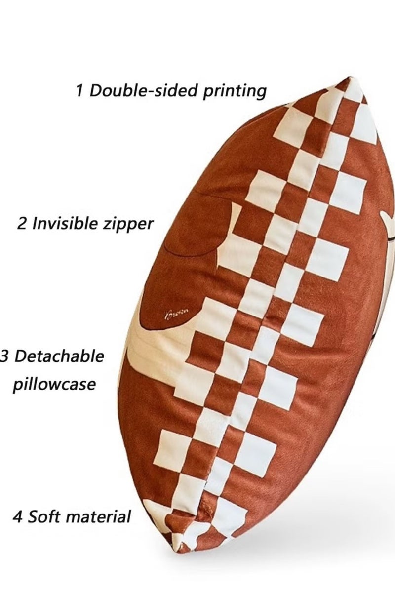 Alruht 4-Pack Throw Pillow Covers, Soft Maillard Style Decorative Cushion Covers for Bed Sofa Living Room, Double-Sided Design (45cm X 45cm) - Image 2