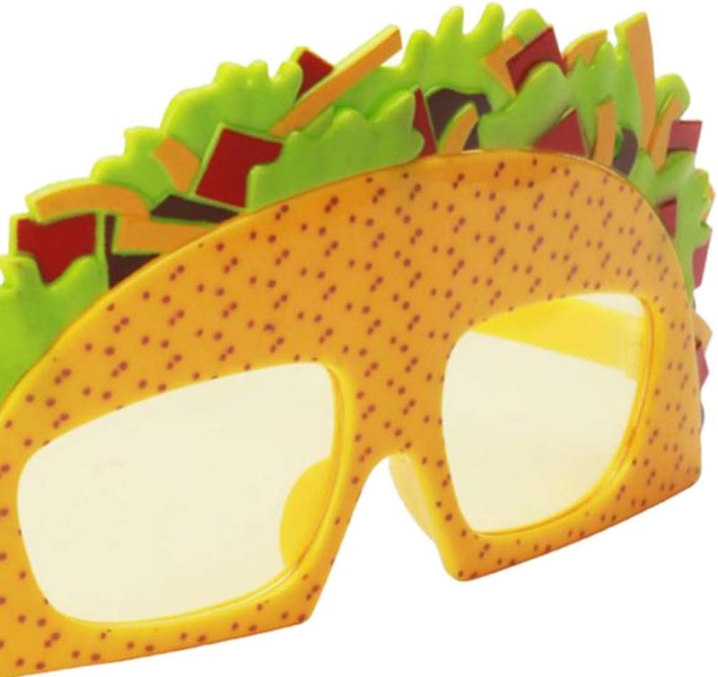 FRECI Sandwich Eyeglasses Novelty Funny Eye Glasses Sunglasses Eyewear for Adults Kids - Yellow - Image 3