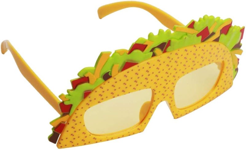 FRECI Sandwich Eyeglasses Novelty Funny Eye Glasses Sunglasses Eyewear for Adults Kids - Yellow - Image 5