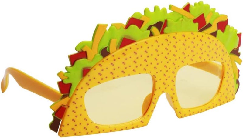 FRECI Sandwich Eyeglasses Novelty Funny Eye Glasses Sunglasses Eyewear for Adults Kids - Yellow - Image 4