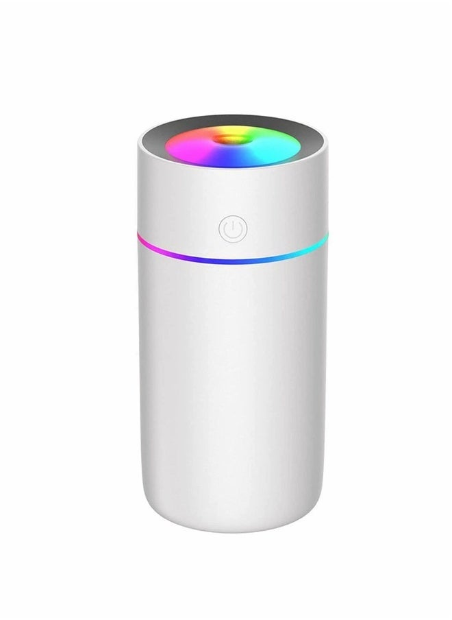Car Diffuser Car Humidifier, Cool Mist Portable Mini USB Humidifier for Plants Car Baby Bedroom with Auto Shut-Off, Best Personal Humidifier ( 320ML - White )