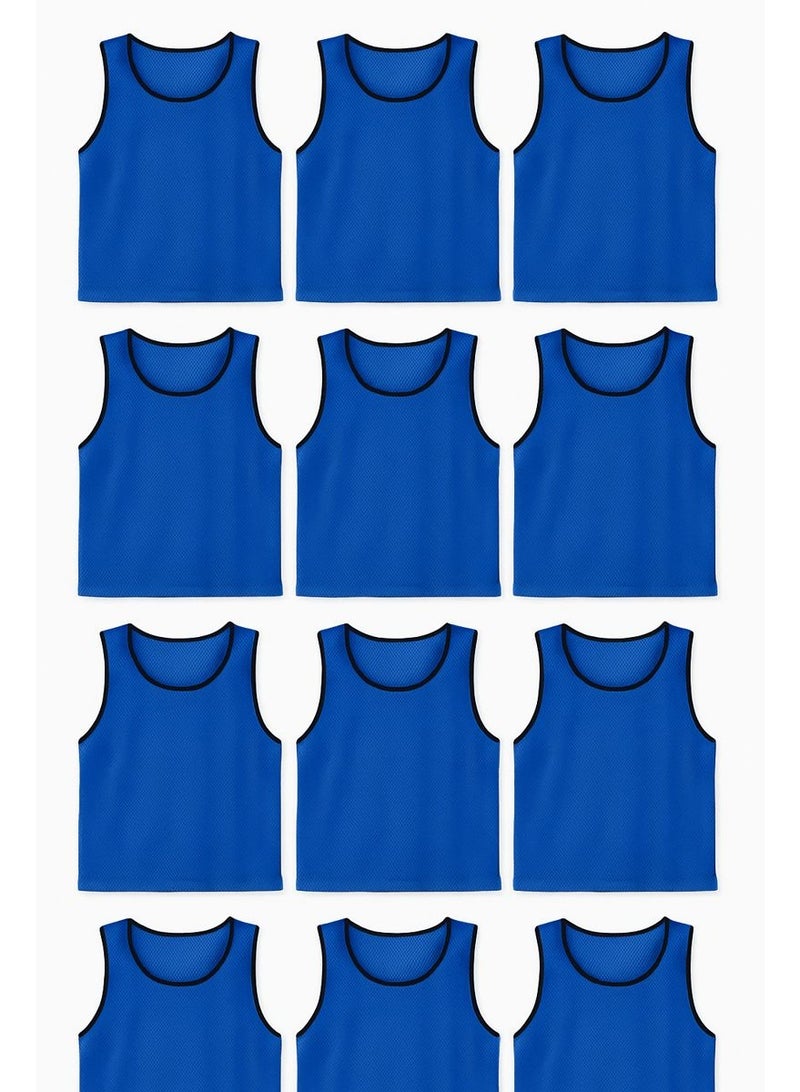 H PRO HM SPORTS Football Pinnies | Training Jackets | Set of 12 | Blue - Image 2