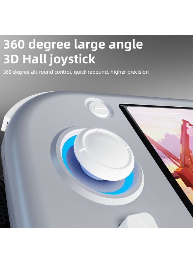 XF43 Handheld Game Console with TV Output, Open Source PSP/PS1 Arcade Emulator – HD Display, Built-in Retro Games, Cardless Package (Gray) - Image 4