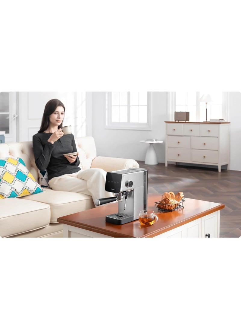 شاومي ماكينة إسبرسو نصف أوتوماتيكية من شاومي، مضخة بضغط 20 بار، خزان بسعة 0.9 لتر، تصميم مدمج، بقوة 1350 واط - Image 3