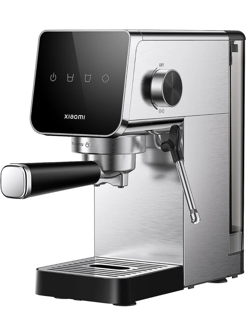 ماكينة إسبرسو نصف أوتوماتيكية من شاومي، مضخة بضغط 20 بار، خزان بسعة 0.9 لتر، تصميم مدمج، بقوة 1350 واط