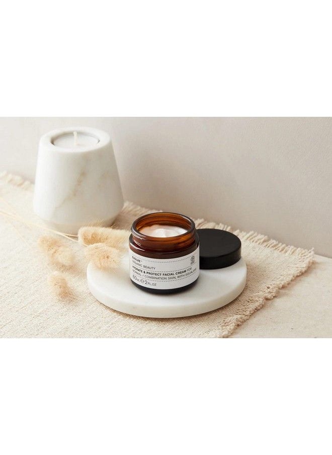 Evolve Organic Beauty - Natural Hydrate + Protect Facial Cream | Smallbatch Vegan Clean Beauty (2 Oz | 60 Ml) - Image 1