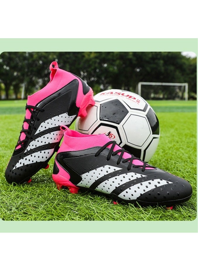 SKT Shiketro Men's And Women's Football Shoes, Outdoor Turf Indoor Football Training Shoes, Low-Top Breathable And Non-Slip Sports Shoes, Football Track And Field Training Shoes, Long Spikes And Short Spikes - Image 3