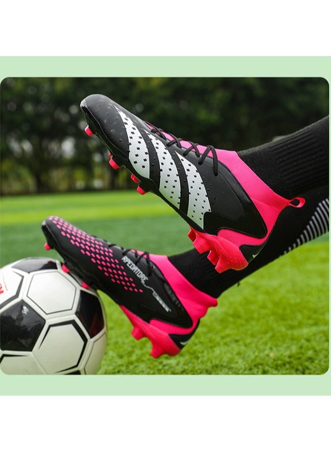 SKT Shiketro Men's And Women's Football Shoes, Outdoor Turf Indoor Football Training Shoes, Low-Top Breathable And Non-Slip Sports Shoes, Football Track And Field Training Shoes, Long Spikes And Short Spikes - Image 4