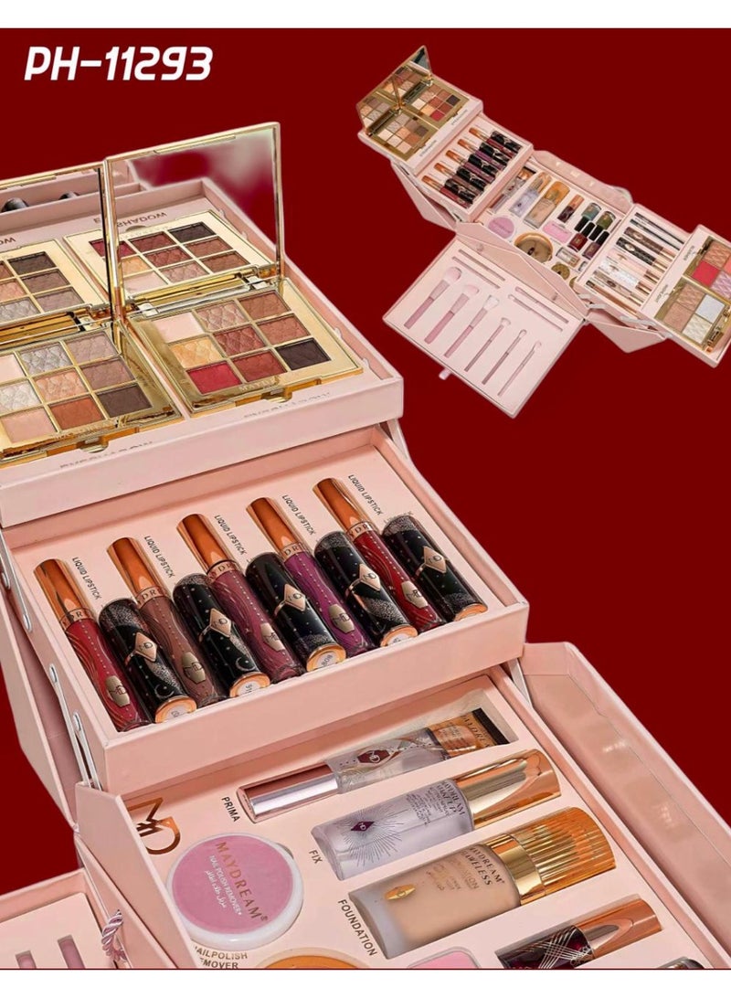 مي دريم طقم مكياج ماي دريم زهري كبير قمة في الجمال من ماي دريم مثاليًا للاستخدام اليومي - Image 2