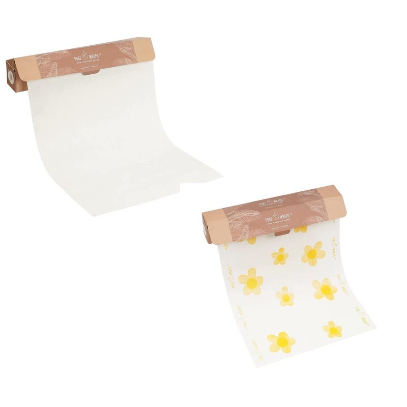 PureWraps Pure Wraps Organic Food Wrapping Butter Paper Baking Roll Roti paratha Sandwich Paper 18 Metre Wrapping Paper for Food Sandwich Burger Baking Parchment Pack of 2 - Image 2