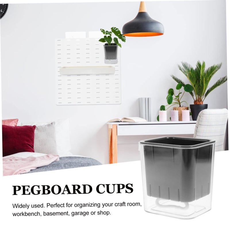 Expandable Pegboard Plant Pots for Organizing Storage Easy Installation Compatible Standard Pegboard - Image 5