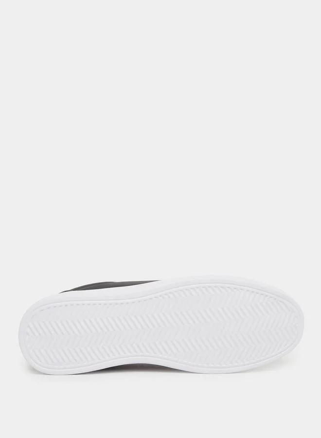 Styli Styli Classic Matte Court Lace Up Sneakers