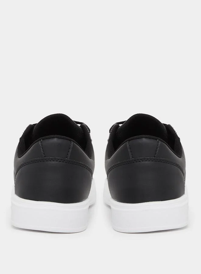 Styli Styli Classic Matte Court Lace Up Sneakers