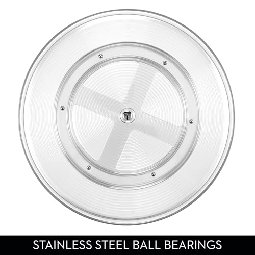 InterDesign iDesign 11-Inch Round Lazy Susan Organizer for Kitchen or Pantry Storage - Set of 2 - Clear - Image 4