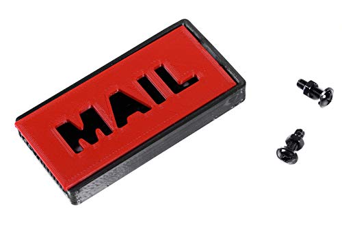 RowithmA Mailbox Flag Front Mount Flag 4" x 2" x 0,4", Stylish Replacement/Great on Brick/Stone Mailbox - Image 2