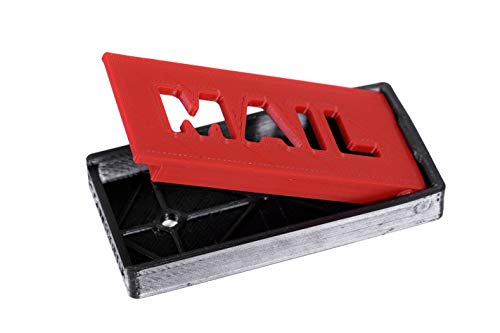 RowithmA Mailbox Flag Front Mount Flag 4" x 2" x 0,4", Stylish Replacement/Great on Brick/Stone Mailbox - Image 4