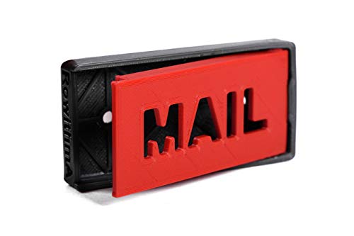 RowithmA Mailbox Flag Front Mount Flag 4" x 2" x 0,4", Stylish Replacement/Great on Brick/Stone Mailbox - Image 3