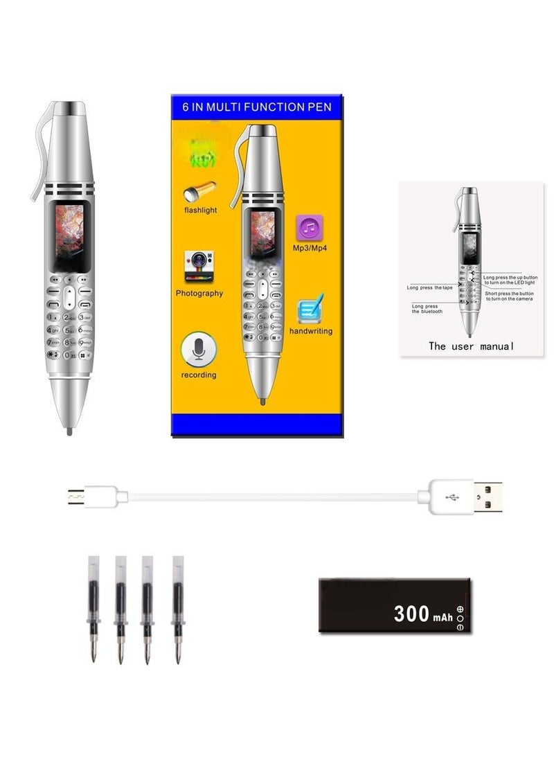 Hope - Hope Pen Type Mini Rechargeable Cell Phone, 0.95 Inch Small Screen ,GSM Dual SIM, Max 32G TF Card ,Built-in Camera & Flashlight - Image 1